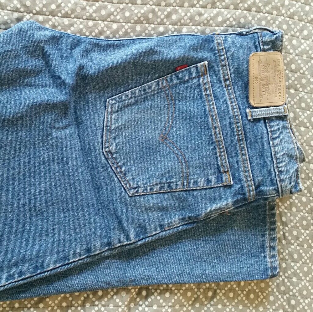 Levi 540 vintage light wash jeans